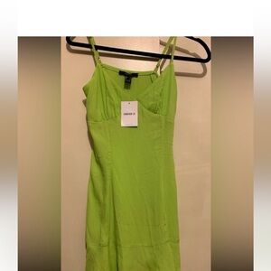 Forever 21 Neon Green Mini Dress